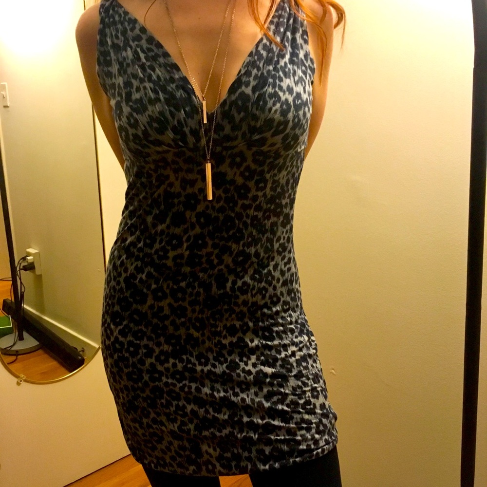 Agnes B leopard dress